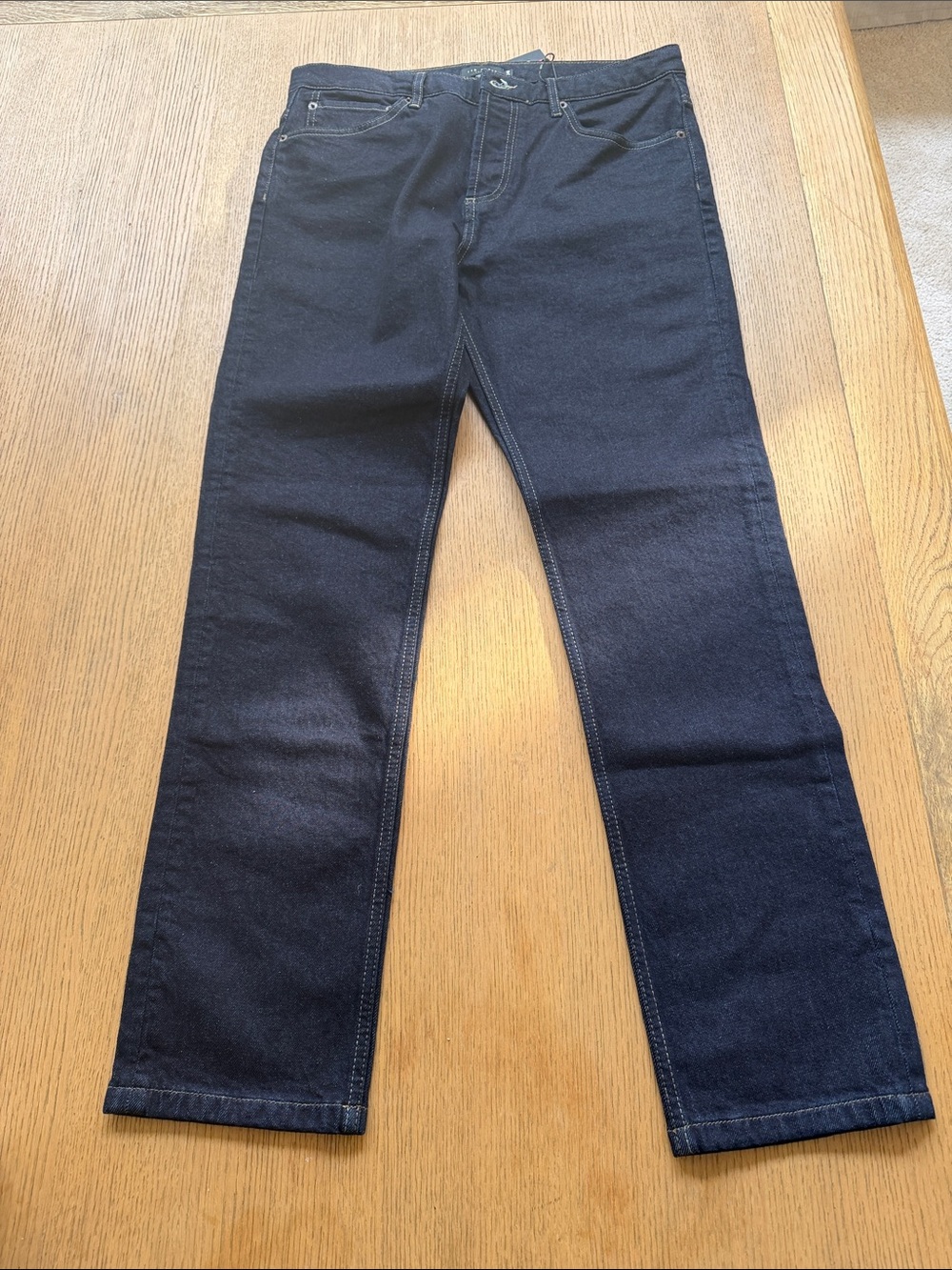 Classic Men's Dark Blue Straight-Leg Jeans Ted Baker